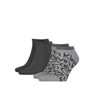 Calvin Klein pánské šedé ponožky 2 pack - 39 (004)